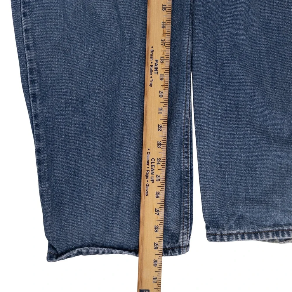 Levis 550 Relaxed Fit Jeans Men's‎ 42x30 Blue Stonewash Denim Red Tab Y2K 2008